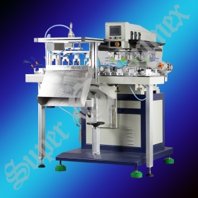 SPCCST-816D4A  Automatic Pad Printing with PLC Control and Pad Cleaning device