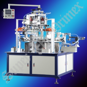SR2-200HFC Automatic One Color Two Surfaces or Two Color One Surfaces Screen Printing Machine