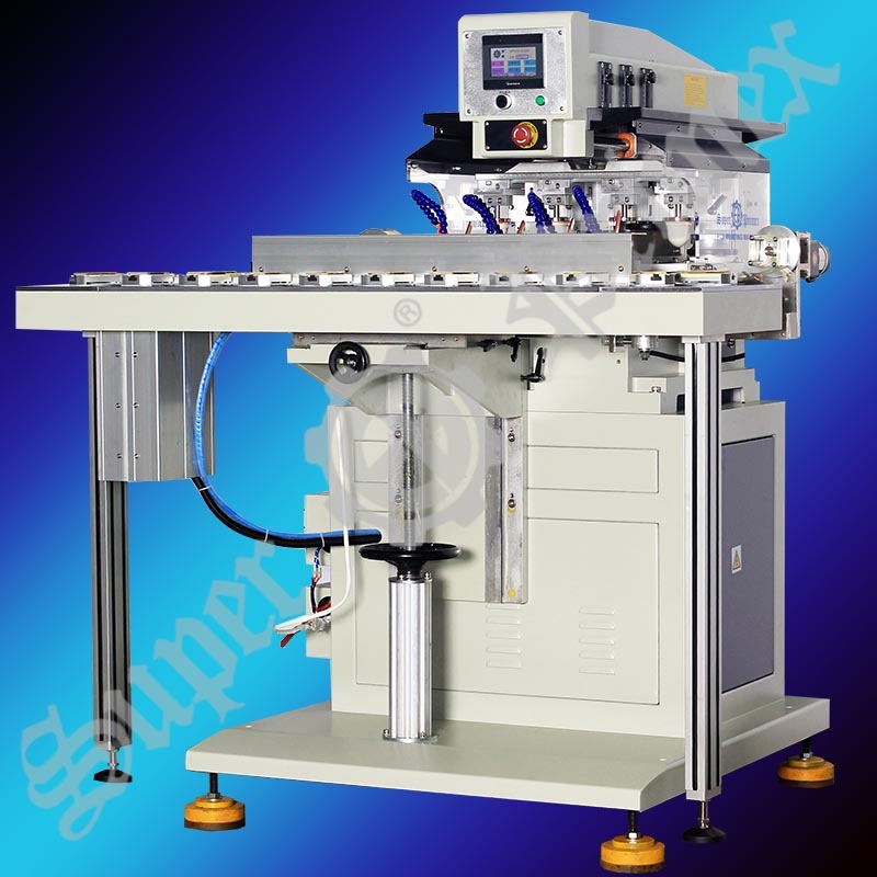 SPCCST-816D4  Automatic Pad Printing with PLC Control and Pad Cleaning device