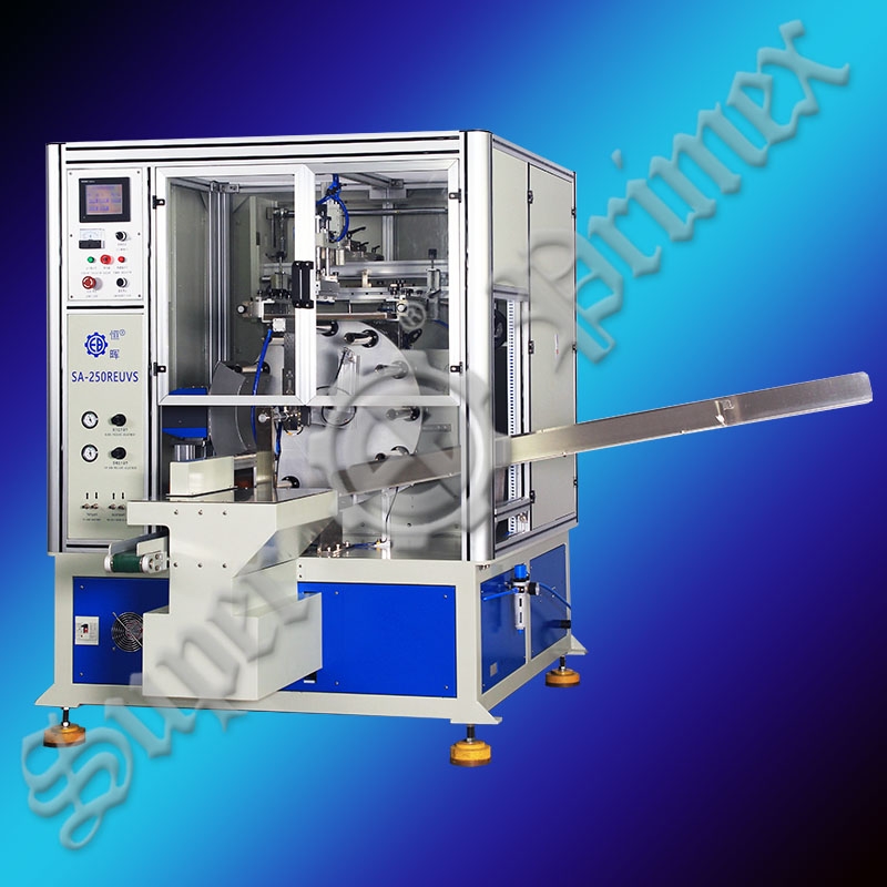 SA-250REUVS  Automatic round screen printing machine